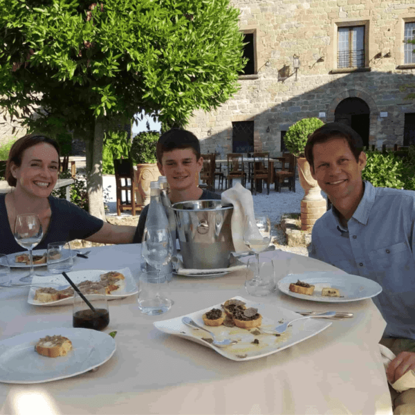 Family time truffle Tuscany