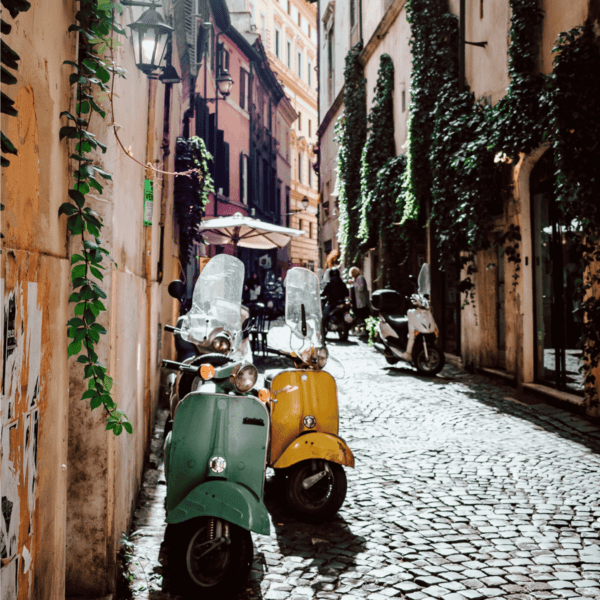 Rome and Vespa